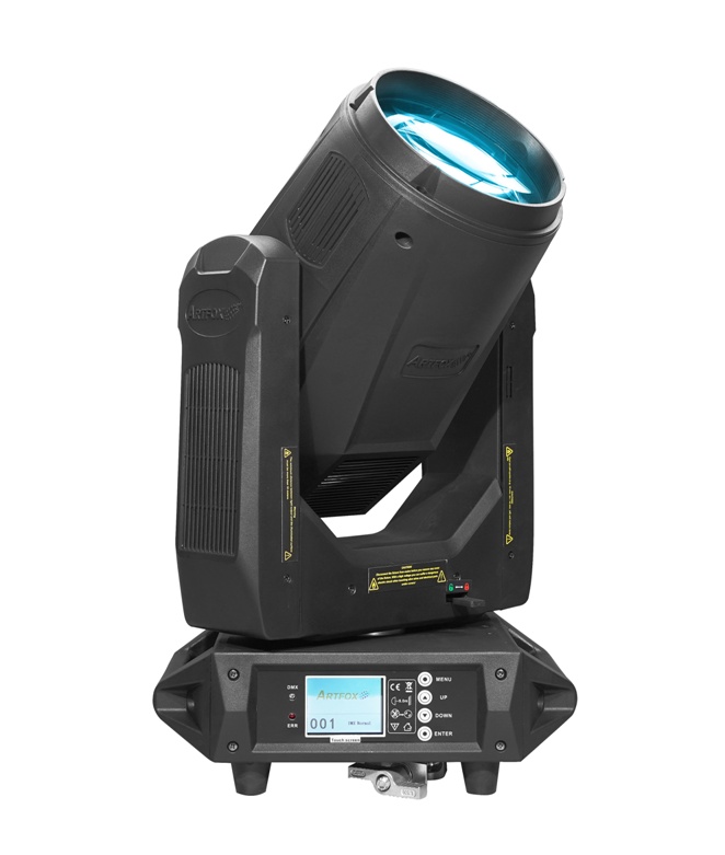 Moving Head Light:382w lamp, 2 Prisms, 3 Prisms effects, Rainbow effects, dynamic Gobos